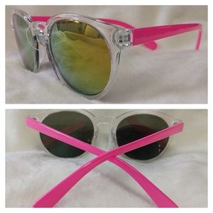 Retro 80s UV 400 2 Tone Mirror Sunglasses